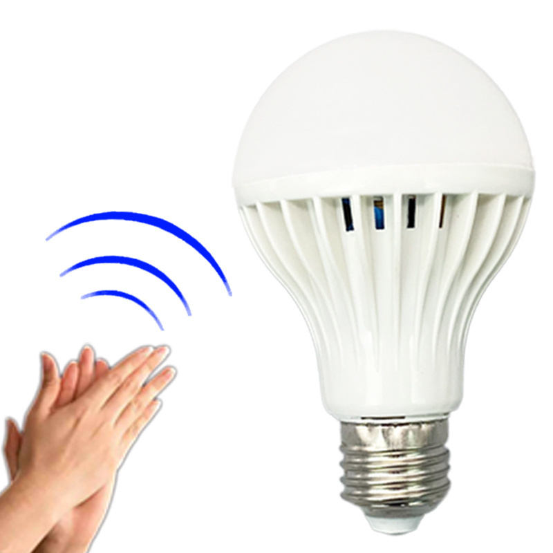 E27 3W 5W 7W 9W 12W Voice control sound sensor led bulb for stairs corridors bathrooms led sound sensor light bulb