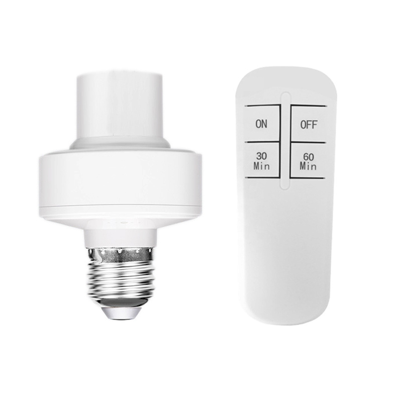 AC 110V 220V E27 Wireless Timing Lamp Holder Switch For Led Bulb Light Motion Sensor Socket Switch