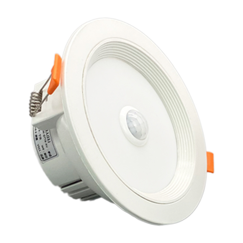 AC110V 220V Round Recessed Ceiling LED Downlight PIR Motion Sensor Spotlight Ceiling For Bathroom Kitchen Indoor Light