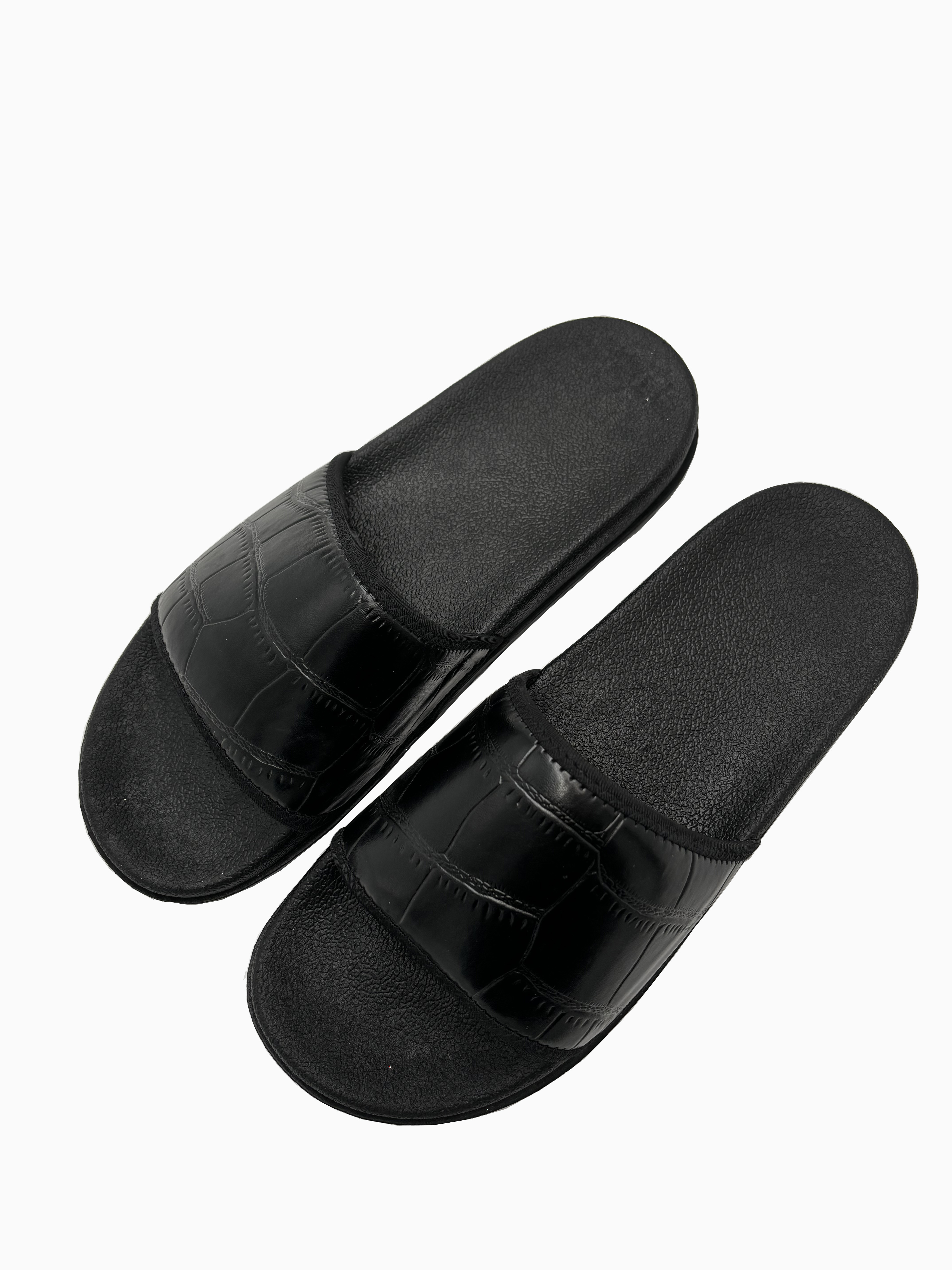 L&J Shoe Custom Logo Slide Sandals With PVC Rubber New Sole Low MOQ Men Slippers Big Size Men Slide Slipper