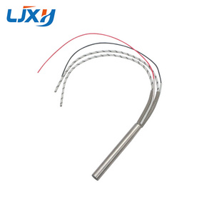 2pcs 304 Stainless Steel Single Head Heating Cartridge Heater with Type K Thermocouple 9mm Tube Diameter Accept Custom