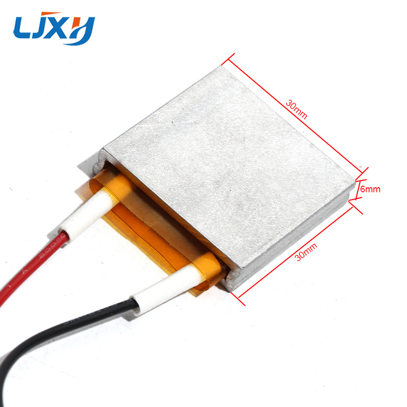 LJXH 12V  PTC Heater Aluminum Plate PTC Heating Element 50/60/80/140/230 Degrees for Hair Dryer Accessories