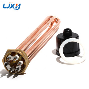 LJXH Heater Element for Water Heater DN50 2" Tubular Electric Heaters Parts 220V/380V 3KW 6KW 9KW 12KW Accept Custom Made