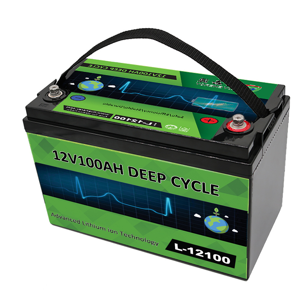 12V100Ah lifepo4 agm Deep cycle batteries lithium 12v 100ah iron phosphate battery pack