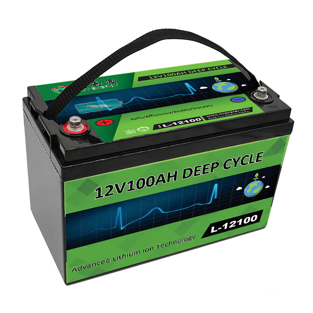 12V100Ah lifepo4 agm Deep cycle batteries lithium 12v 100ah iron phosphate battery pack