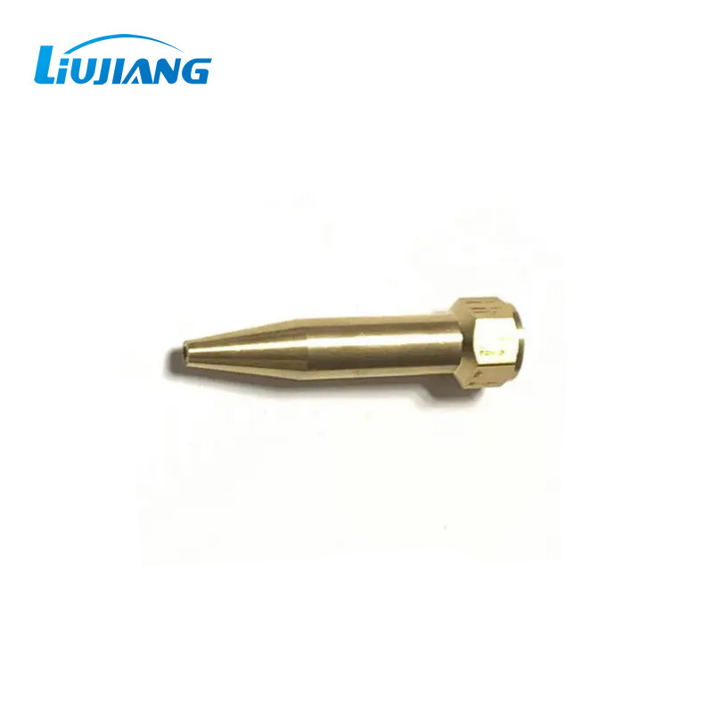 Liujiang SPRAY NOZLE copper straight flow nozzle hot melt tips glue station hot melt applicator 0.3 0.4 0.5 0.8 1.0mm