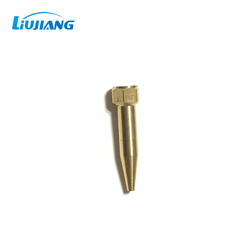 Liujiang SPRAY NOZLE copper straight flow nozzle hot melt tips glue station hot melt applicator 0.3 0.4 0.5 0.8 1.0mm