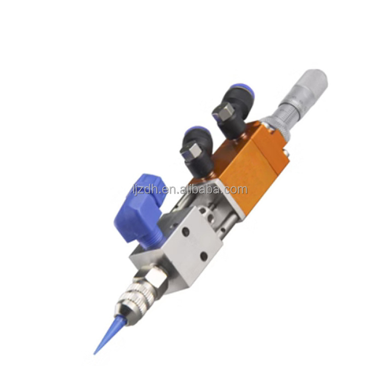 Thimble micrometer dispensing valve precision dispensing valve nut interface comes with TT dispensing needle