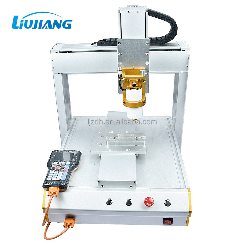 Liujiang three-axis dispensing robot precision automatic dispensing machine desktop 300cc PUR glue spraying machine