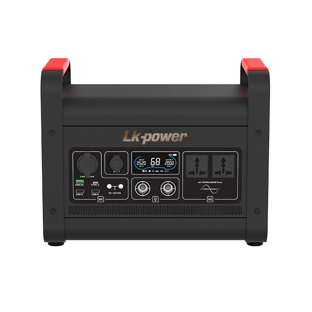 lifepo4 battery 2000W 110V 220V  solar power storage portable power station