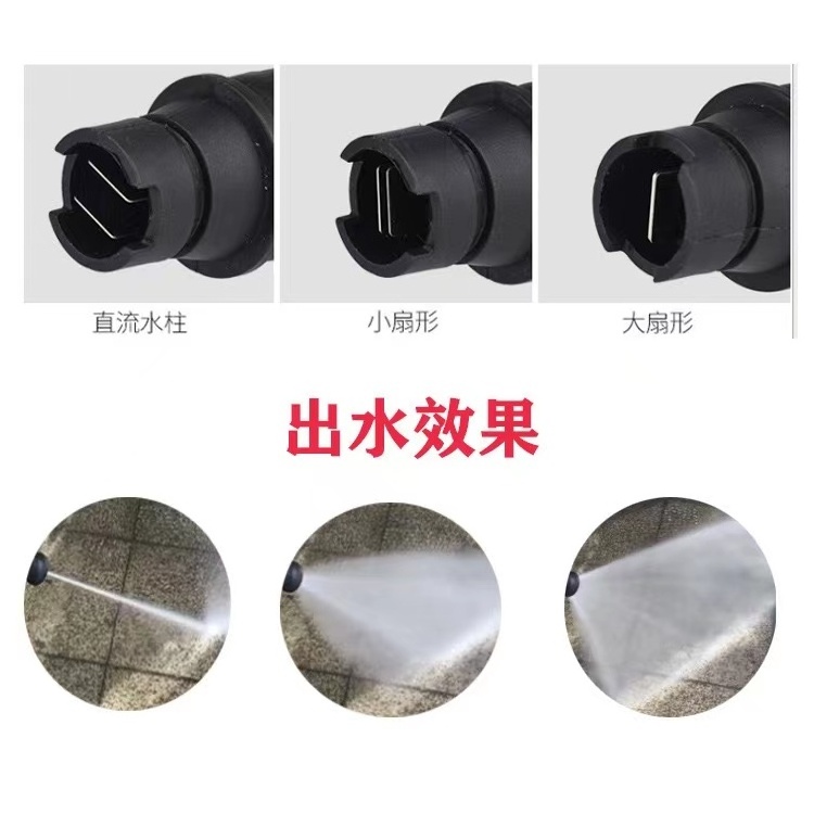 high Pressure Adjustable Flat Fan Spray Nozzle for high pressure cleaning gun