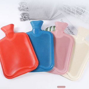 Color customized Rubber 2L 2000ml Hot Water Bottle Hot Water Bottle bag With Cover