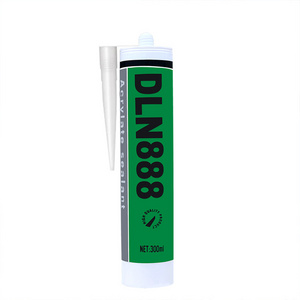 Transparent silicone acrylic sealant