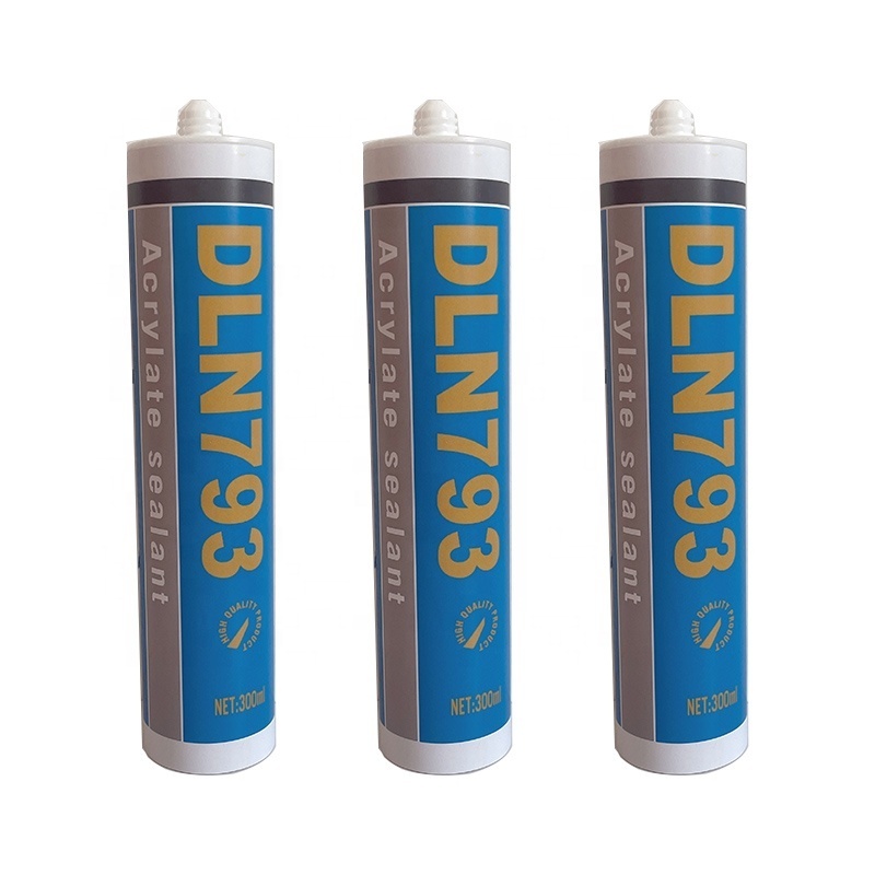 Special price white silicone acrylic sealant, water-based black gray acrylic ordinary acrylic sealant