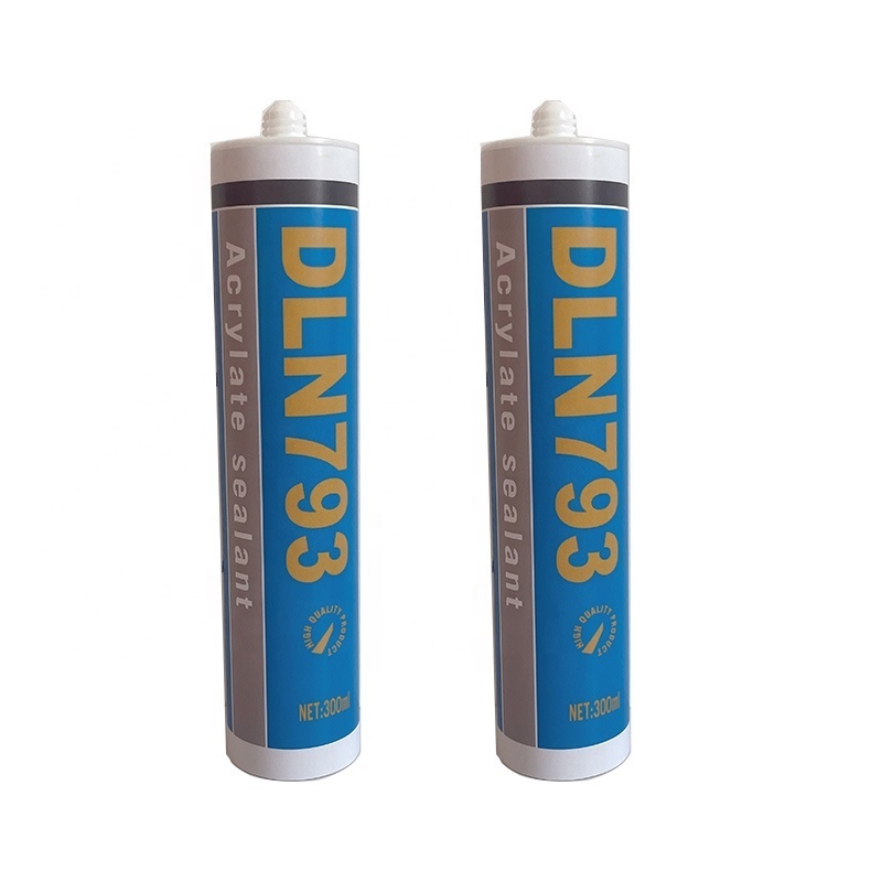 Special price white silicone acrylic sealant, water-based black gray acrylic ordinary acrylic sealant