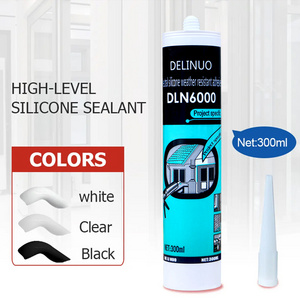 Concrete roof leakage cracks scraped with sealant silicone weather resistant adhesive