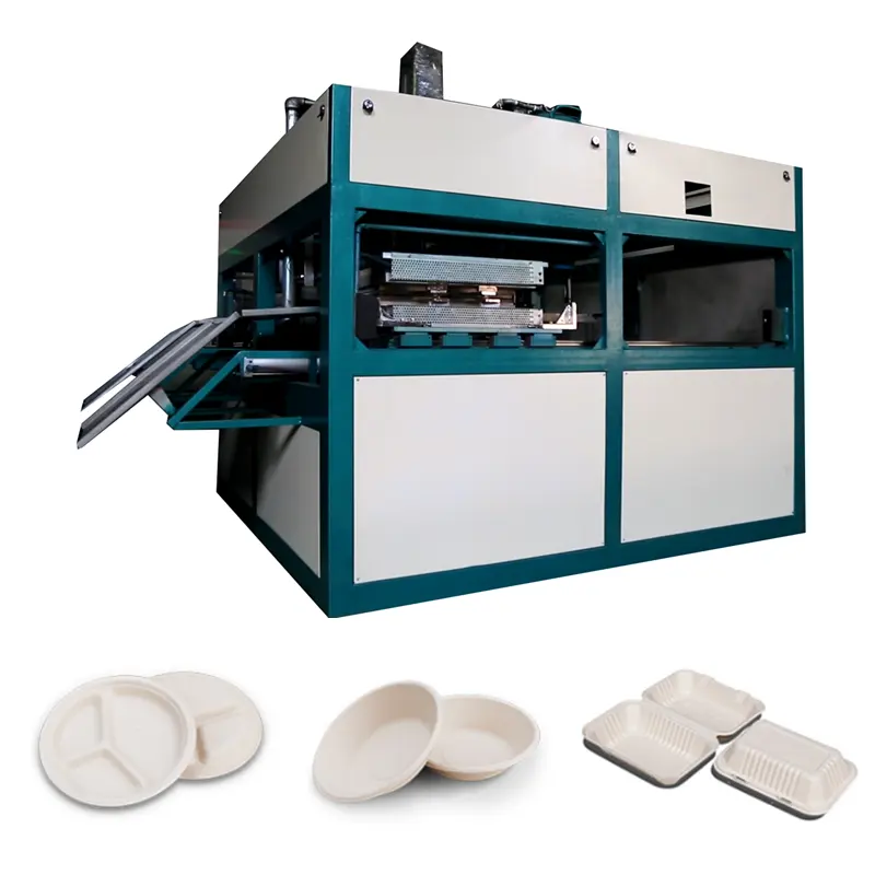 plastic vacuum forming machines disposable ps food foam container making machine ps foam food box machine