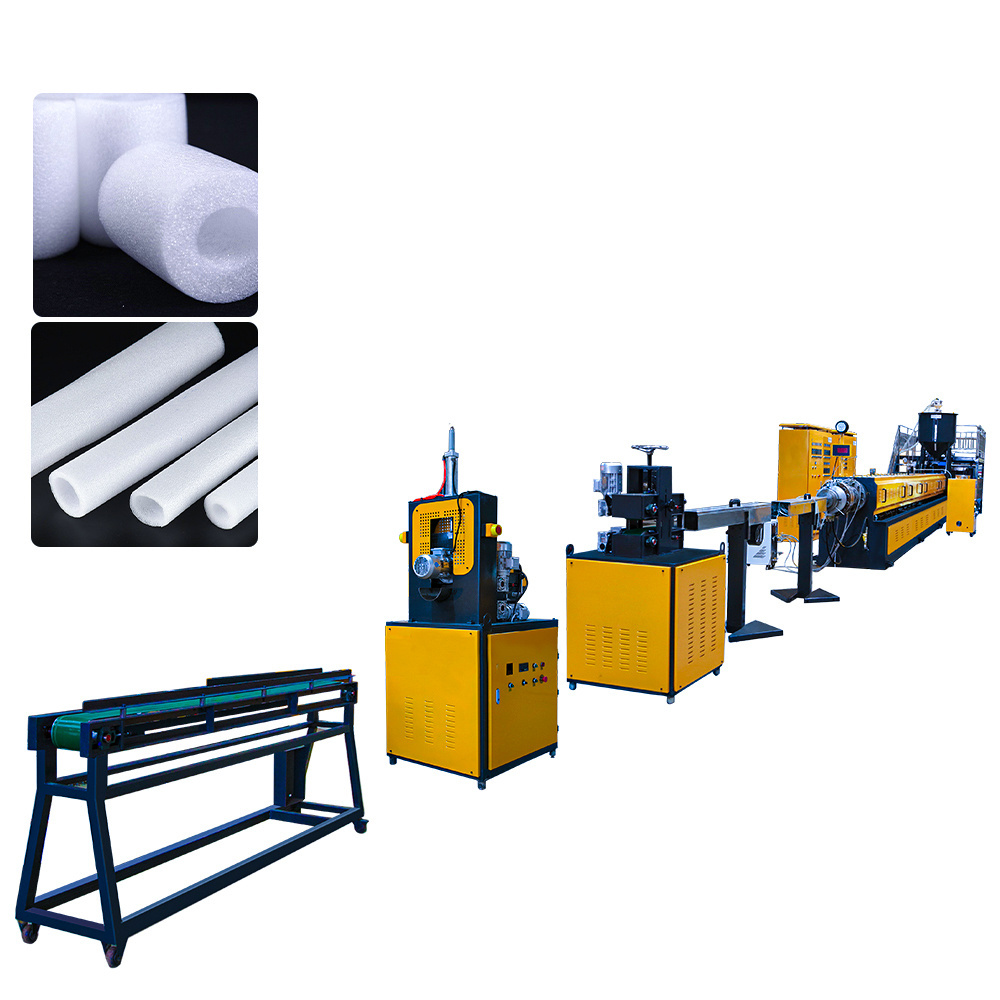 Plastic EPE Packing Rod Insulation Making Machine PE Pipe Polyethylene Foam Tube Extruder EPE Foam Machine