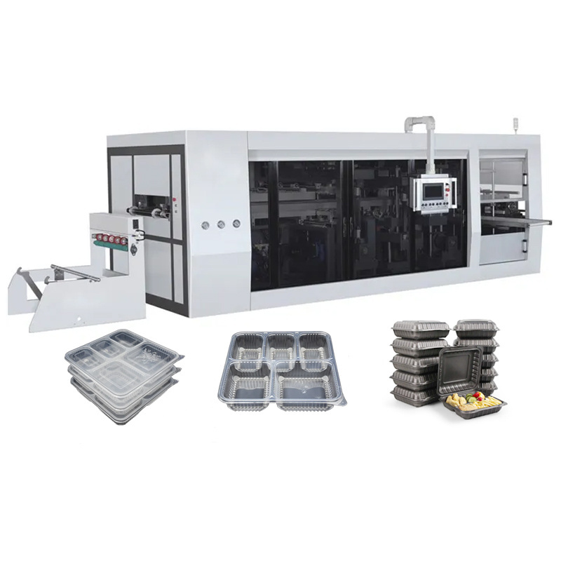 plastic vacuum forming machines disposable ps food foam container making machine ps foam food box machine