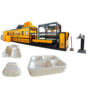 Thermocol Foam Disposable Plates Lunch Box Plates Containers Making Machine Fast Food Box,paper Plate Machine 1000*1100 Mm2 80mm