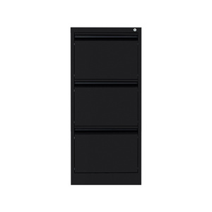 3 Drawer Cabinet Office Lockable Lateral Vertical Filing Drawers Storage Cheap With Safety Bar Lock Stainless Steel file cabinet