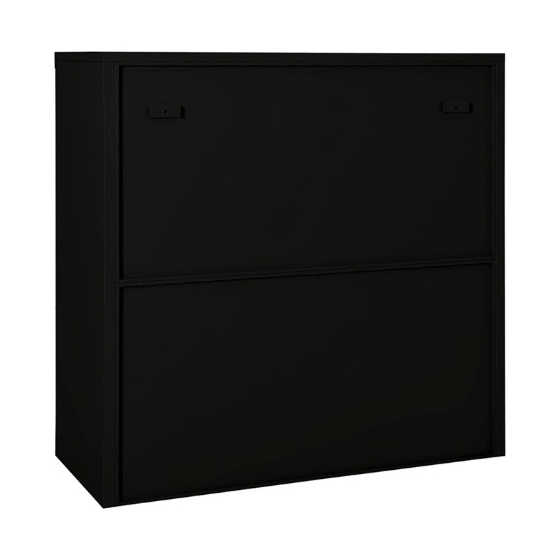 credenza sliding 2 door rolling track small home modern luxury furniture storage steel metal office glass filing cabinet