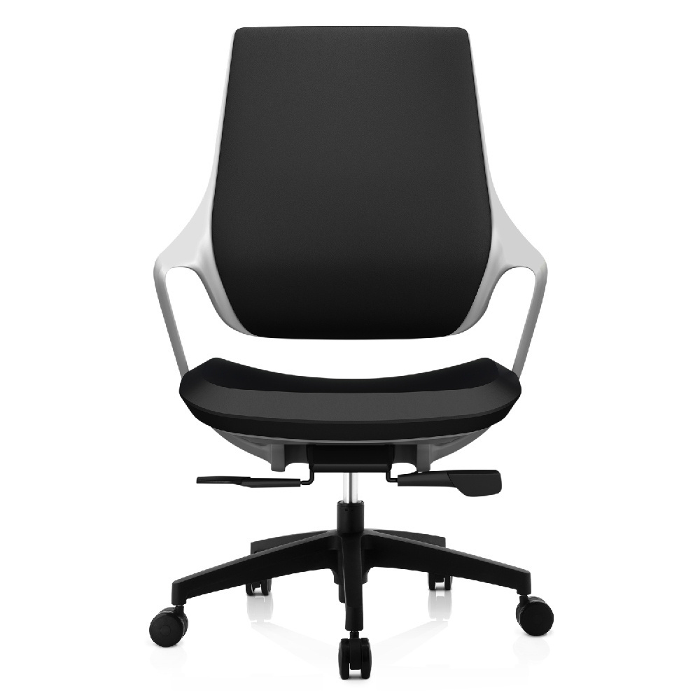 Hot Selling Plastic Shell Ergonomic Office Chair With Aluminium Base