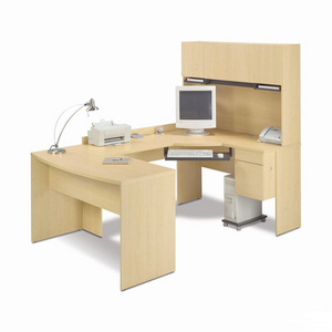 Modern Design U shaped Office Desk in Melamine Finish