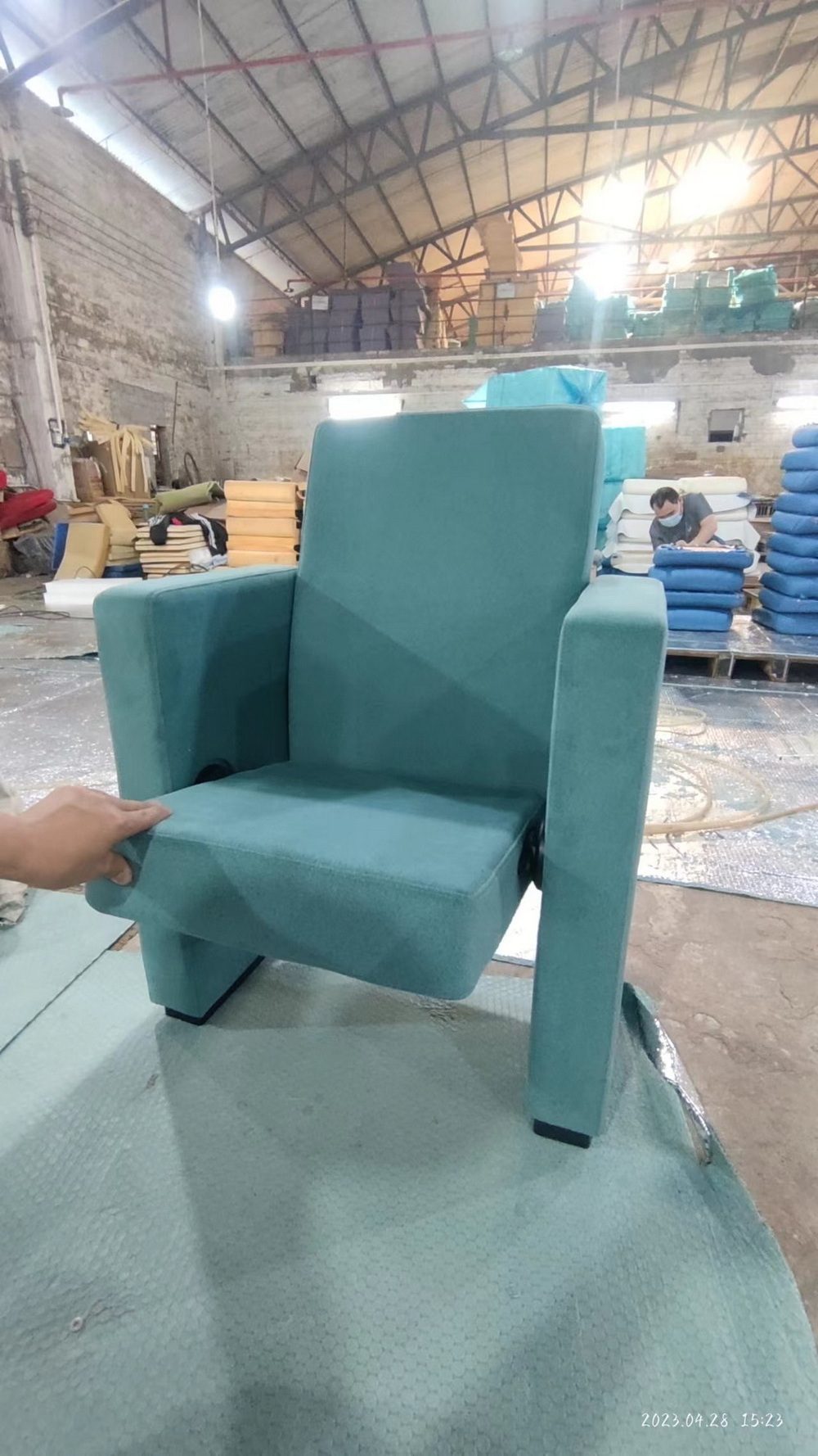 2023 Church Auditorium Chairs Church pews  butaca Chair Silla de teatro theater furniture