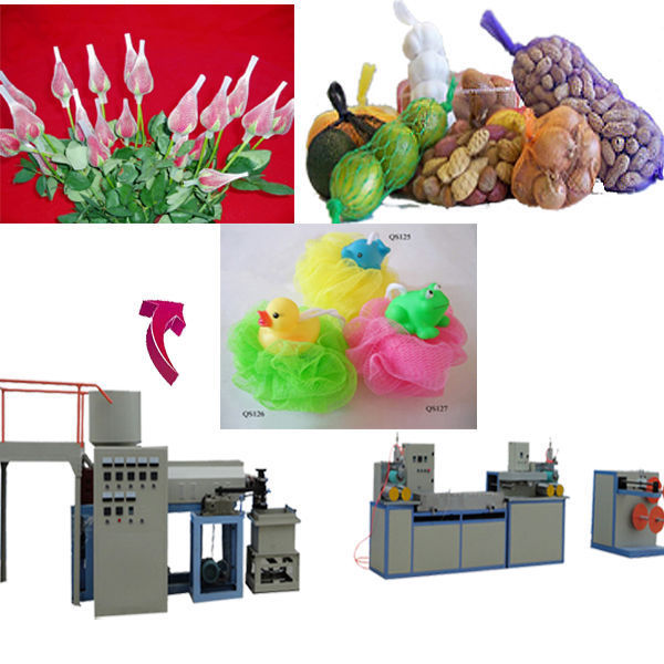 Plastic Bag PE/PP Knotless Net Making Machine