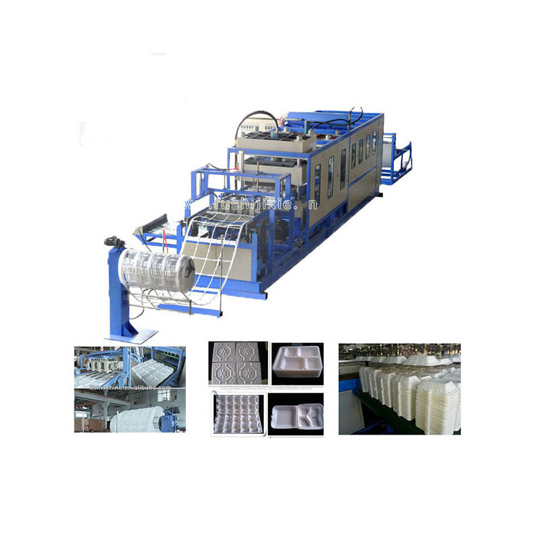 fushi disposable automatic plate making machine/ tray vacuum forming machine/machinery for food containers