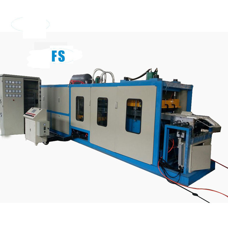 fushi disposable automatic plate making machine/ tray vacuum forming machine/machinery for food containers