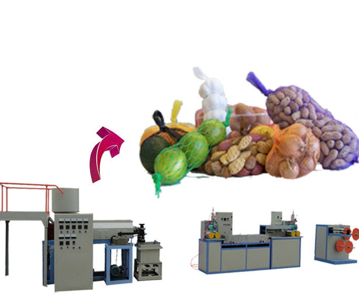 Plastic Bag PE/PP Knotless Net Making Machine