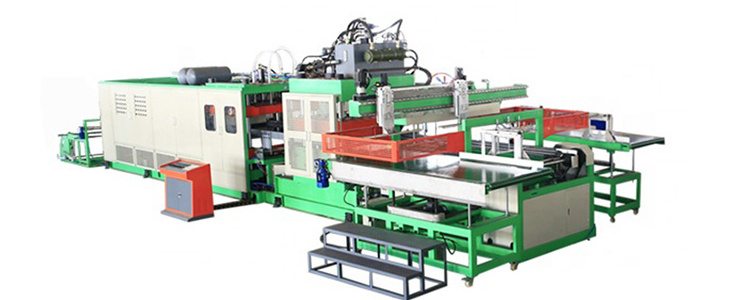 fushi disposable automatic plate making machine/ tray vacuum forming machine/machinery for food containers