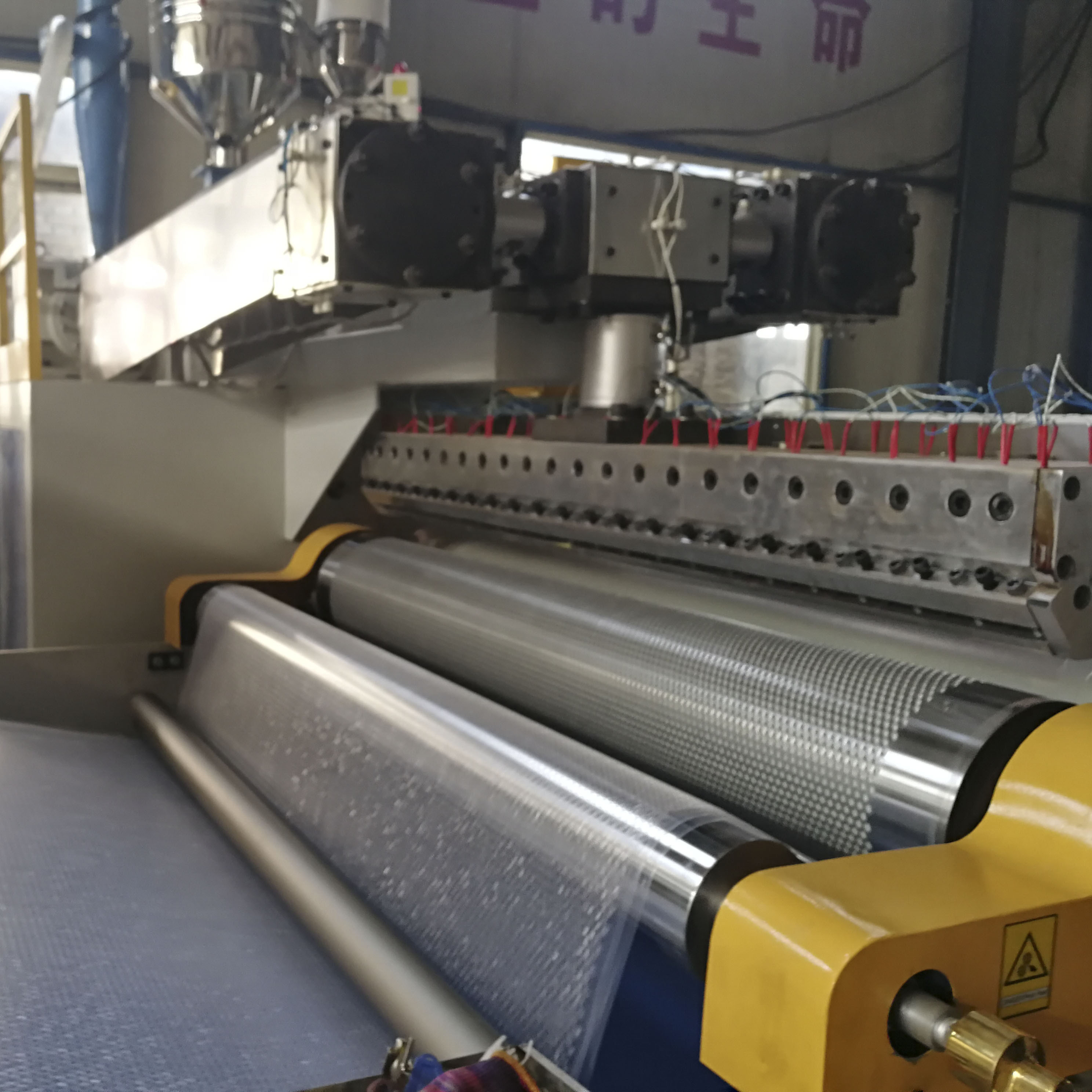 Double Layers Air Cushion Wrap Bubble Sheet Manufacturing Machine &Production Pe Air Bubble Film Roll Making Machine