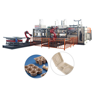 paper/bagasse/bamboo/wood Pulp Molding Machine for industrial package tableware tray machine