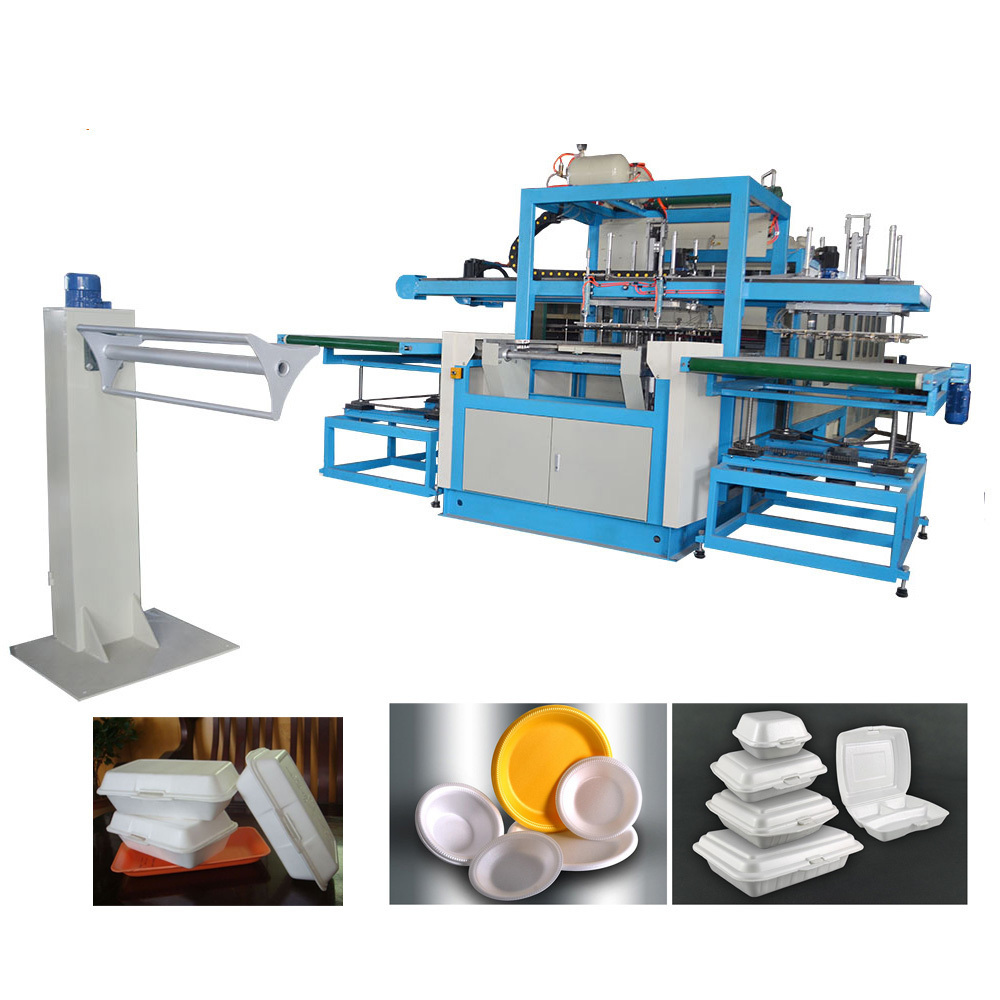 take away ps foam container making disposable plate making machine expanded polystyrene foam machine  thermocol plate machine