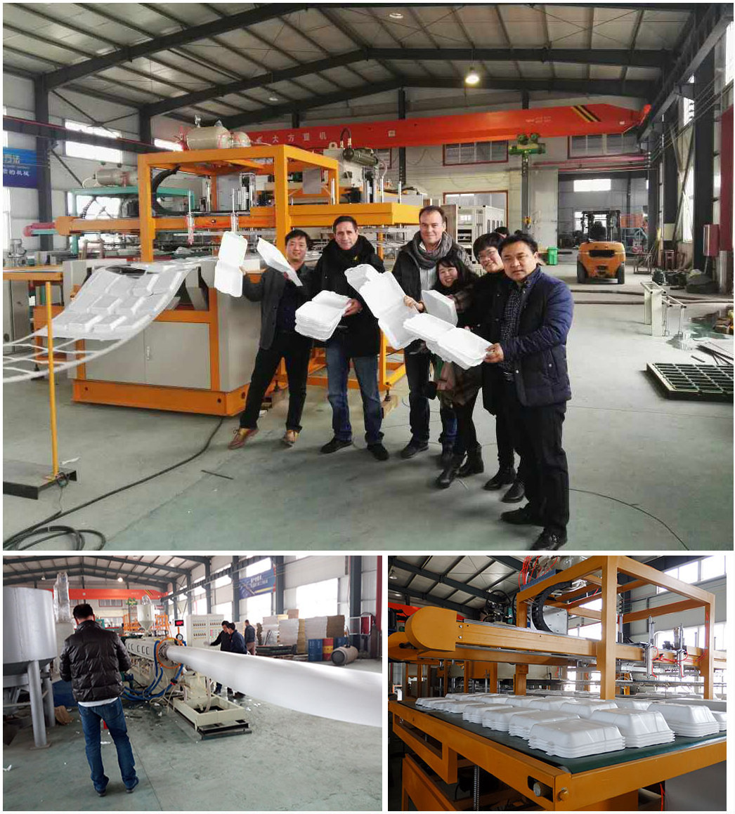 take away ps foam container making disposable plate making machine expanded polystyrene foam machine  thermocol plate machine