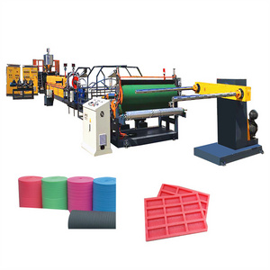 HeXing Plastic Expanded Epe Foam Extruder Sheet Disposable Plastic Plates Making Machine Production Line