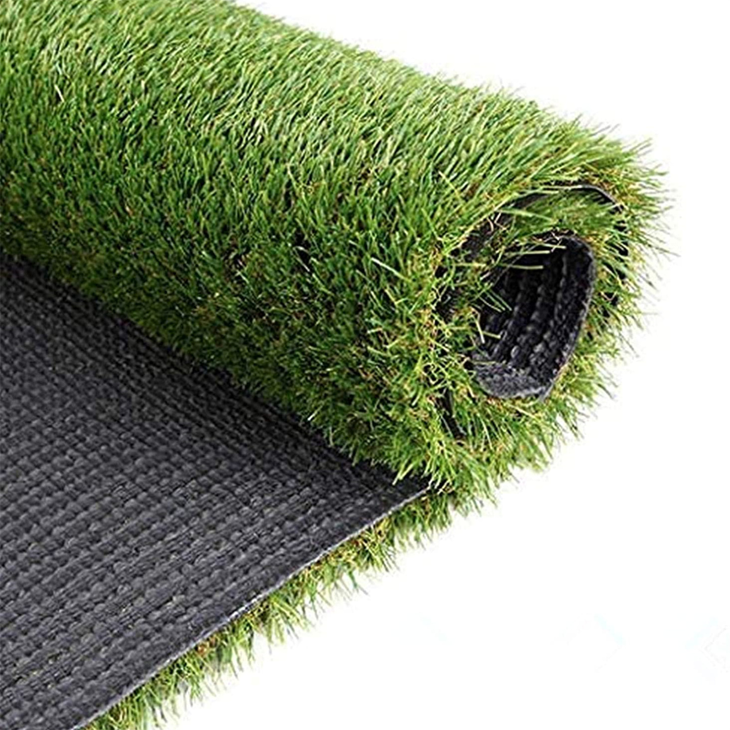 Green Good Quality High Density Artificial Turf  Non Infill Football Artificial Grass