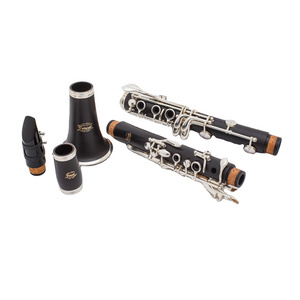 Chinese Factory Bb Greenline Clarinet Composite Wood Body Silver Plated Clarinet OEM For Wholesales