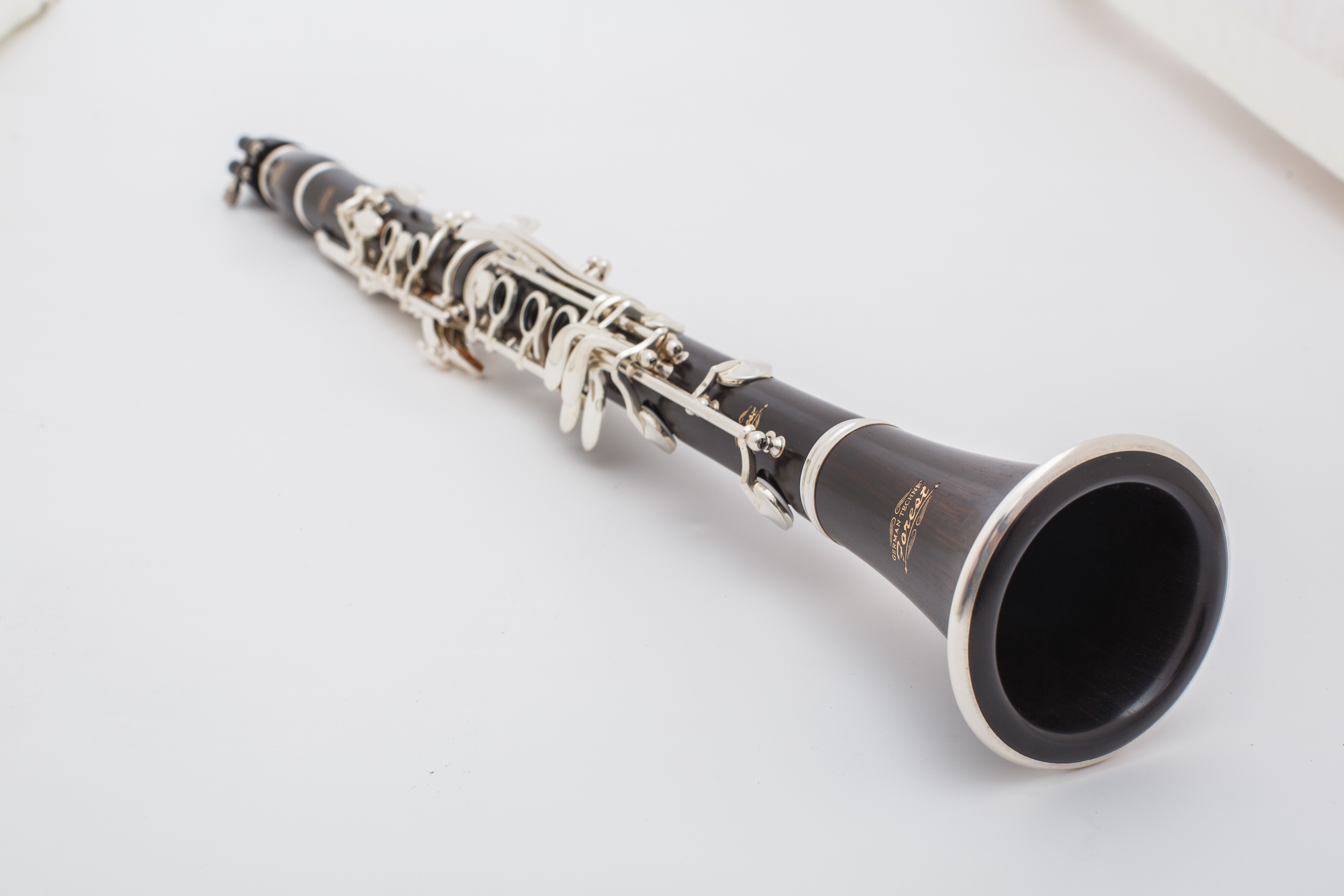 High Quality Woodwind Instrument Professional Ebony Wood Bb Clarinet Grenadilla For Wholesales Customized Brand