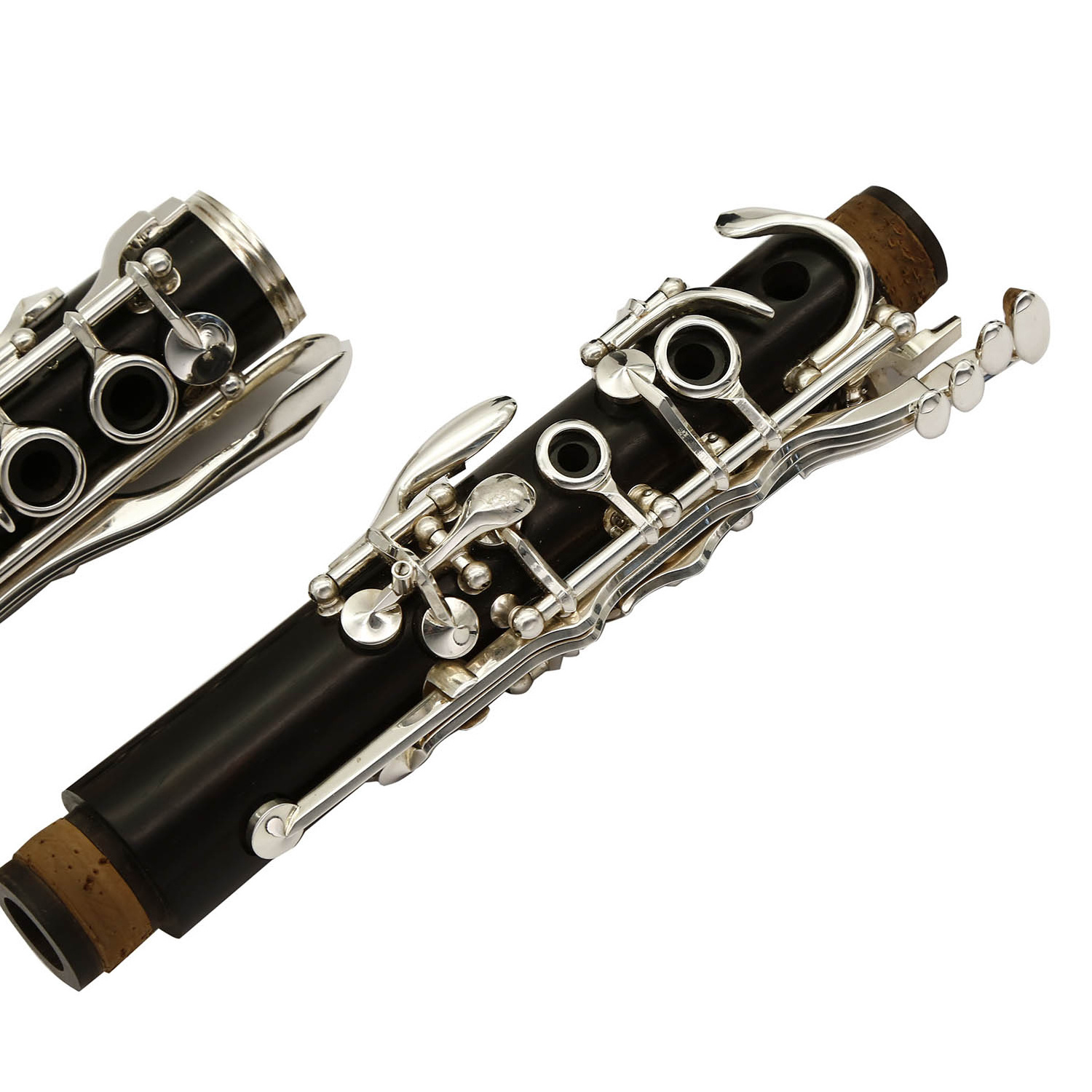 High Quality Professional Grenadilla Wooden Body Tone C Clarinet Handmade OEM For Wholesales