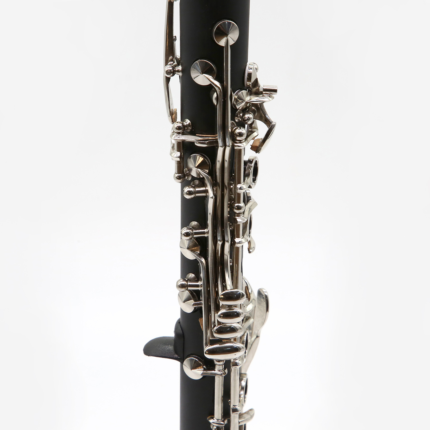 Professional Wooden Clarinet --ebony wood body --silver plated--Tone E