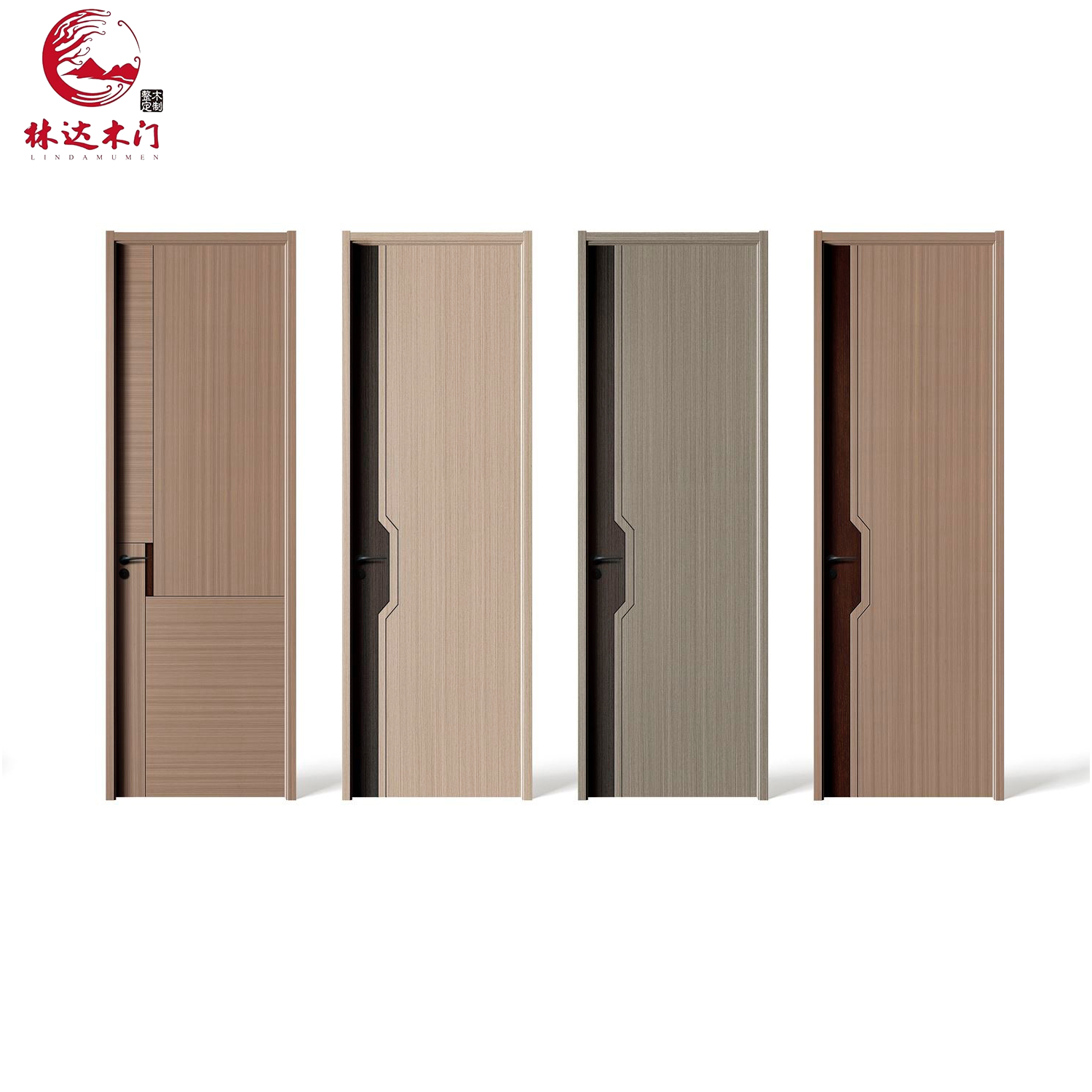 Linda  soundproof wpc door quality interior doors