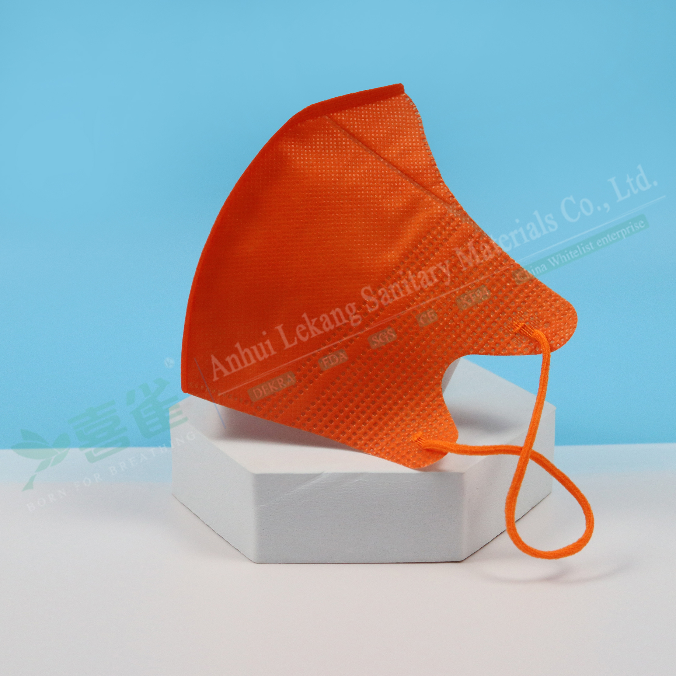 China Personal Lightweight Disposable 3 Layer 3D Adult Face Masks Non-woven Earloop Respirator