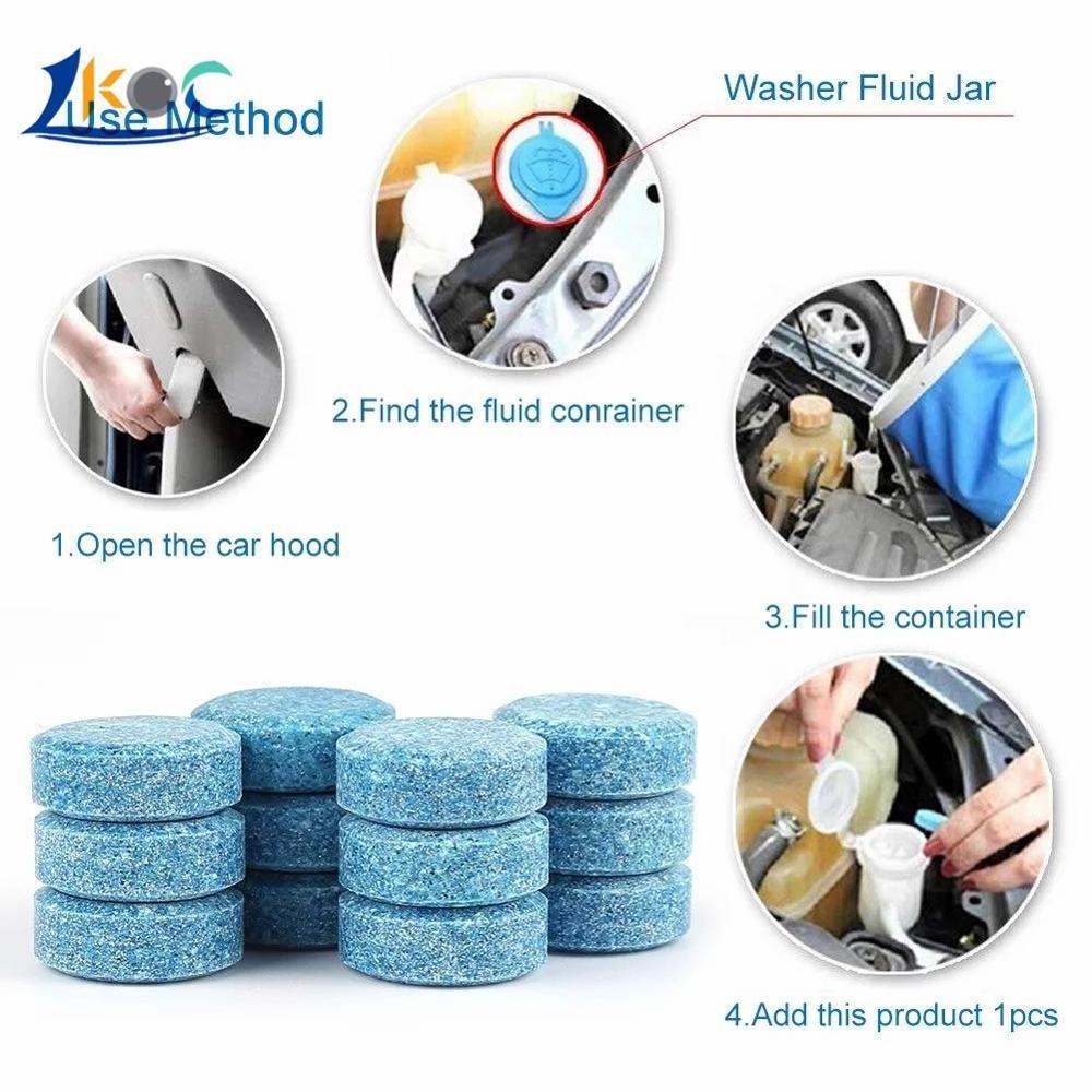 Effervescent Spray Cleaner, Multi Functional All Purpose Home Cleaning Spray Car Windshield Glass Washer Tablets Cleaner