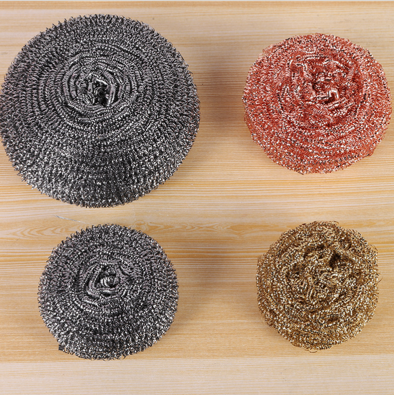 Manufacturer Wholesaler Home Product steel wool/stainless steel wire scourer cleaning ball kitchen scourer,metal scrubber