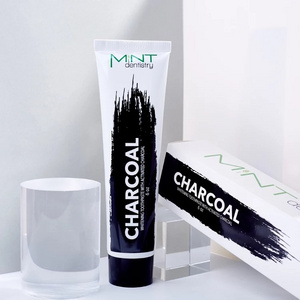 Wholesale Activated charcoal toothpaste 120g teeth whitening Anti-Cavity smokers OEM minty toothpaste hot sale