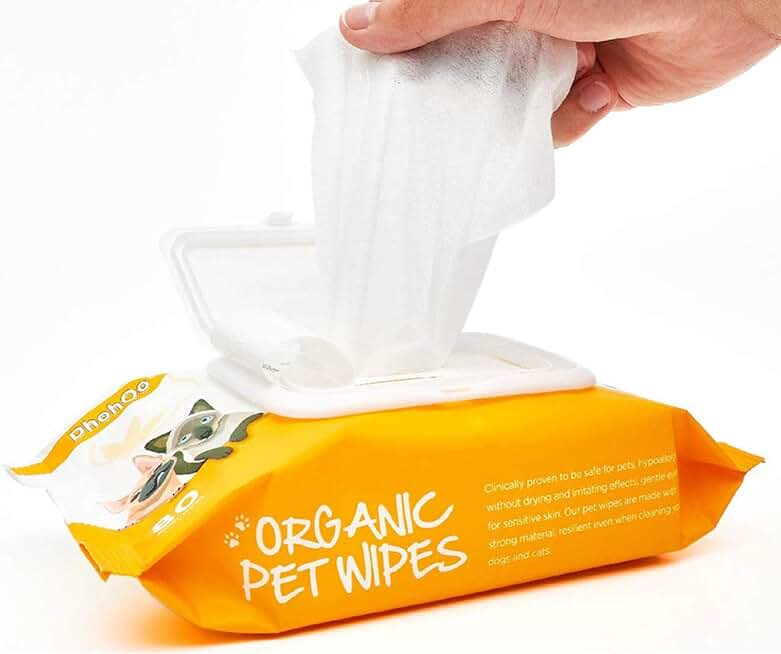 Lookon Pet Wipes Pet Eye Cleaning Wipes Nonwoven Deodorizing Soft Dog Wet Wipe